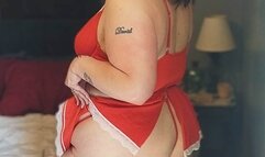 BBW Maid Strip Tease