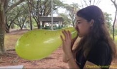 Katie With Two Small Balloons