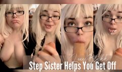 Step Sister Helps You Get Off