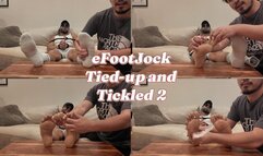 eFootJock - Tied up and my Feet Tickled AGAIN