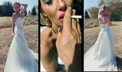 Smoking bride