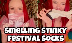 Smelling Stinky Festival Socks