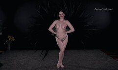 Nina Performs a Feather Dance 4K (3840x2160) Burlesque