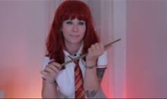 Hermiones Spell makes her and Professor HORNY! JOI Cosplay MP4 720