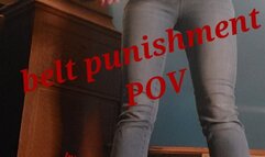 Belt Punishment POV