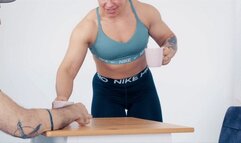 Arm wrestling on a date