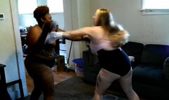 XXX-012 Bar Sluts, Interracial Fight, BBW's Starr Vs Anna (Volume 45)