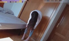 TEEN IN JEANS HIGH HEELS BLOWJOB CUM IN MOUTH SWALLOW SHANAXNOW