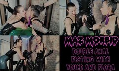 Double Anal Fisting Lesbian Cuckold ft Mistress Youko Miss Flora