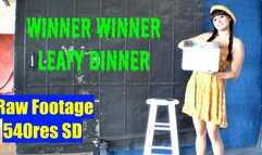 Winner Winner Leafy Dinner - raw footage video 540res SD