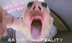 Starting The Day With A Meal! Ft Olivia Jaide - 6K VIRTUAL REALITY