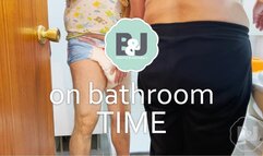 On bathroom time