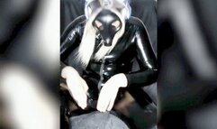 Cyber Gas Mask Girl Exhibitionist Masturbation - Compilation 2 in 1