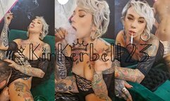 Three cigarettes and one big creampie with smoking oral and fucking - Kinkerbell23