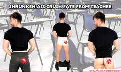 Shrunken ass crush fate from teacher