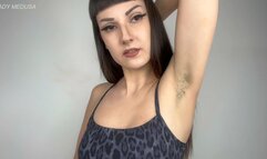 The perfect combination, hairy & smelly armpits licking POV