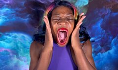 MelaninTongue in purple Yawns