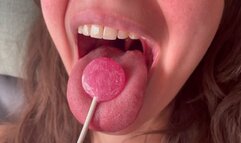 Pink Mouth Licking