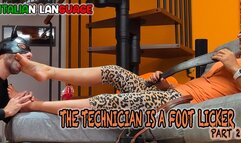 The technician is a foot licker - PART 2 - HD