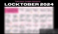 2024 Locktober Task Calendar