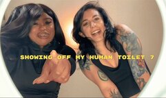 Black Femdom Goddess Aspen Aires Shows Her Human Toilet To New Friend Mia Hope (Showing Off My Human Toilet 7)