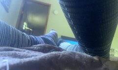 A Tiny Human Sniffs Giantess Socks as She Watches a Movie POV  1080