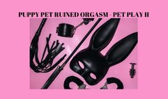 PUPPY PET RUINED ORGASM - PET PLAY II [Puppy] [Pup Play] [Human Pup Fantasy] Mind Fuck