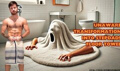 Unaware transformation into stepdads floor towel