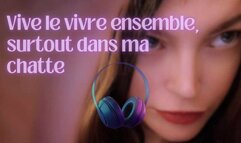 Vive le vivre ensemble, surtout dans ma chatte !