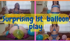 1st balloon looner girl video squirt