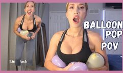 Lina Pops Your Precious Balloons on Her Tits