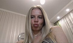 I smell my lips and make kissing sounds while sitting on you! MP4