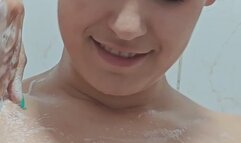 Take a sensual shower with the hairy queen Chelsea K