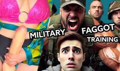 Pegging You For Military Faggot Training with my Strap-On COCK