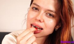 Hungry for Gummy Bears - Chewing - HD MP4