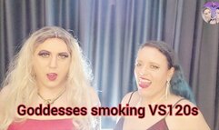 Goddesses smoking VS120s - SFL297