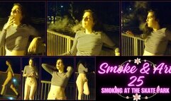 Smoke _ Art 25 - Girl Smoking at the Skate Park