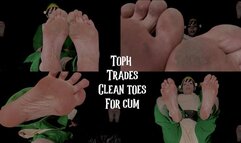 Toph Trades Clean Feet For Cum