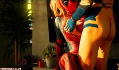 Mollyredwolf- Deadpool vs Wolverine. Crazy Sexual Fight