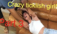 Crazy ticklish girl! Part 3