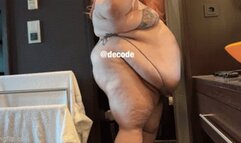 Ssbbw Decode Got Stuck At The Bathroom Door