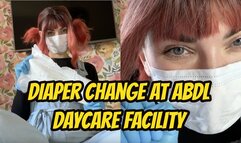 Diaper Change At ABDL Daycare Facility