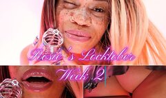 Rosie's Locktober Week 2- Ebony Femdom Goddess Rosie Reed Locktober Chastity Month Long Challenge- 1080p HD