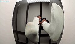 Hunny 's smelly worn socks DOMINATE tiny men! GIANTESS!! - MOV