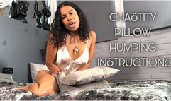 Chastity pillow humping instructions - FEMDOM POV