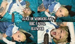 Alice in Wonderland BBC Facial Blowjob