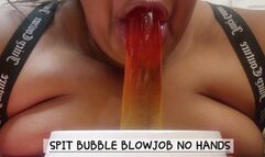 SPLIT BUBBLE BLOWJOB NO HANDS