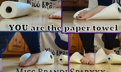 YOU are the paper towel - Trampling your Torso - Voyeur, Trample, Crush, Unaware Giantess