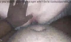 White slut loves his hard black cock