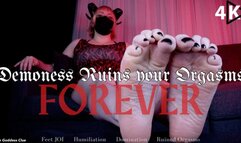 Demoness Ruins your Orgasms FOREVER - 4K - The Goddess Clue, Demonic Erotic Magics Ruins Climaxes, Weakness Leads to Ruination, Feet JOI, Mind Fuck, Ruined Orgasms, Evil Demon Woman, Halloween Themed